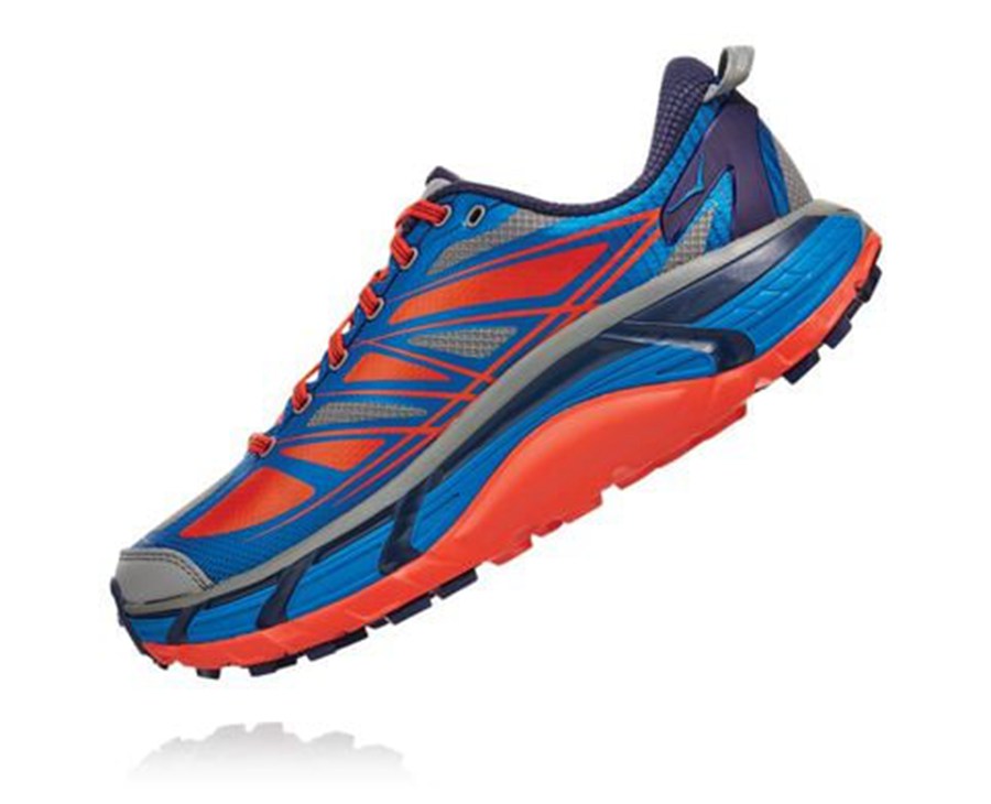 Hoka One One Spor Ayakkabı Erkek Mavi - Mafate Speed 2 - ON9683024